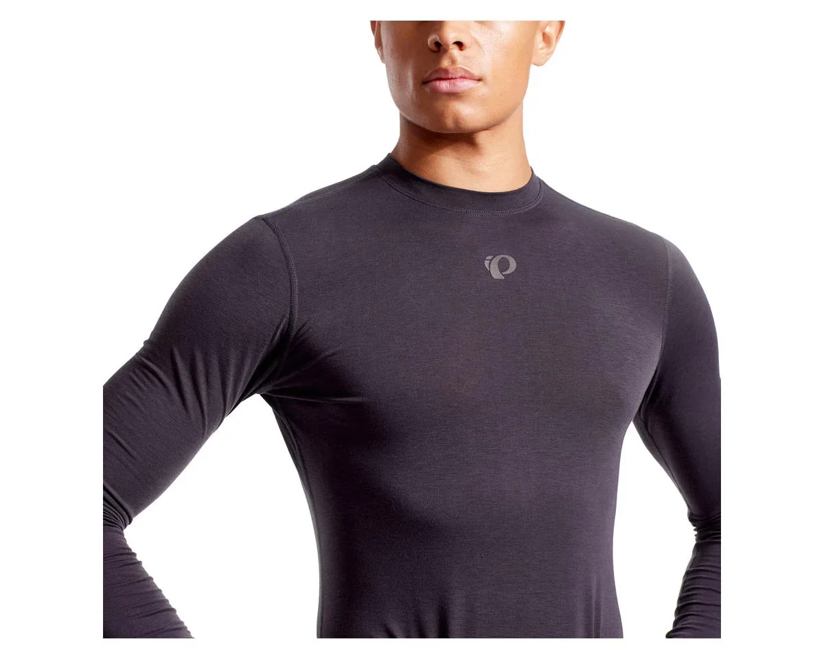 Pearl iZUMi Transfer Wool Long Sleeve Base Layer (Phantom) (L)